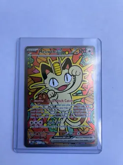 Pokemon Meowth EX 121/088 Perfect Order Straight to Sleeve Never Played - Image 1