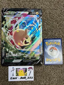 Pokemon TCG Morpeko V-Union Sword & Shield SWSH217 Holo Jumbo Black Star Promo - Image 1
