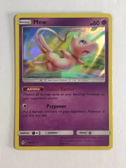Pokemon TCG Unbroken Bonds Holographic Mew 76/214 Light Played - Image 1