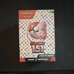 Pokemon Scarlet & Violet 151 Booster Bundle Box with 6 Booster Packs Mew - Image 1