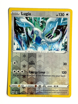 Pokemon TCG Lugia 140/189 Reverse Holo Rare SWSH03: Darkness Ablaze - Image 1