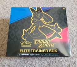 Pokemon TCG Crown Zenith ETB Elite Trainer Box Factory Sealed New 2023 English! - Image 1