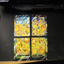 Pikachu V Union SWSH 139 140 141 142 Pokemon ENG Celebrations BLack Star Promo - Image 1