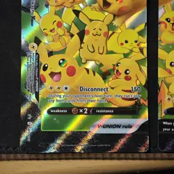 Pikachu V Union SWSH 139 140 141 142 Pokemon ENG Celebrations BLack Star Promo - Image 4