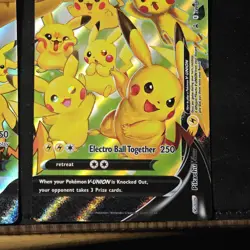 Pikachu V Union SWSH 139 140 141 142 Pokemon ENG Celebrations BLack Star Promo - Image 5