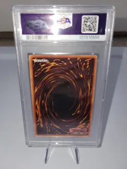 2002 Yu-Gi-Oh Gaia the Dragon Champion LOB-125 Ultra Rare Name Error PSA 7 - Image 5