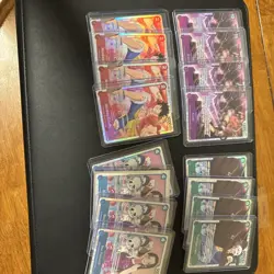 One Piece Card Game Lot 16 Holo Cards Luffy Kaido Boa Hancock Law NM - Image 1