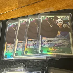 One Piece Card Game Lot 16 Holo Cards Luffy Kaido Boa Hancock Law NM - Image 4