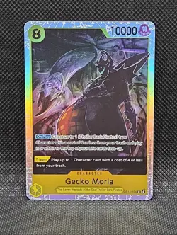 OnePiece TCG – The Azure Sea's Seven – Gecko Moria OP14-104 – SR – English – NM - Image 1