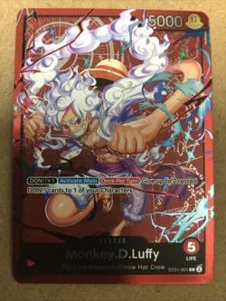 Monkey.D.Luffy - ST21-001 (Luffy Deck) ST21-001 Learn Together Deck Set Foil - Image 1