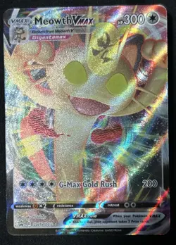 Meowth VMAX SWSH005 SWSH: Sword & Shield Promo Cards Holo - Image 1