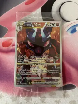 Lucario VSTAR SWSH291 : Sword & Shield Holo SEALED PROMO Full Art Pokemon Card 4 - Image 2