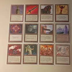 Magic: The Gathering Vintage Artifact Land Lot - Bottle of Suleiman, 12 Cards - Image 1
