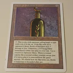 Magic: The Gathering Vintage Artifact Land Lot - Bottle of Suleiman, 12 Cards - Image 3