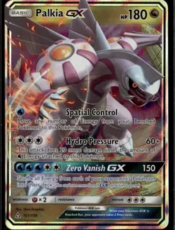 Palkia GX Ultra Rare SM Ultra Prism 101/156 Dragon Holofoil Pokemon Card - Image 1