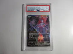 PSA 9 Rocket's Mewtwo EX Special Illustration Rare Destined Rivals Pokemon Card - Image 1