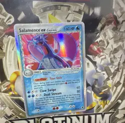 Salamence ex (Delta Species) 98/101 Holo EX Dragon Frontiers 160 HP Pokemon Card - Image 1