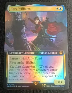 MTG Doctor Who - Rory Williams - Foil Extended Art - Image 1