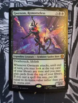 Marvel's Spider-Man Gwenom Remorseless #56 Near Mint Condition FOIL - Image 1