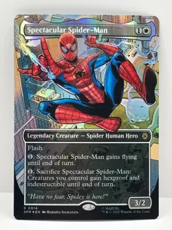 Spectacular Spider-Man (Borderless) Foil- Marvel's Spider-Man (SPM) - Image 1