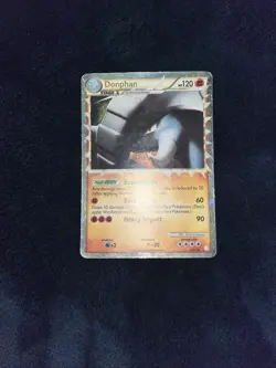 Pokemon TCG Donphan Prime HeartGold SoulSilver Holo Rare Card 107/123 - Image 1