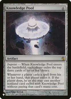 1x Knowledge Pool Light Play MTG Magic - Kid Icarus - - Image 1