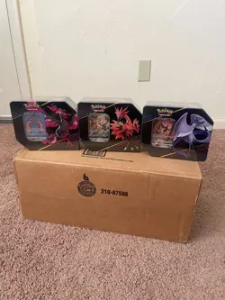 pokemon tcg crown zenith legendary bird tins - Image 1