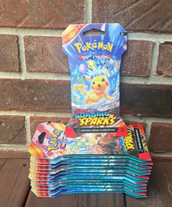 BRAND NEW-Pokemon TCG x13 Sleeved Surging Sparks Booster Packs - Image 1