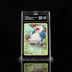 2022 Pokemon Snorlax TG10 Lost Origin Trainer Gallery Ultra Rare Holo TAG 8.5 - Image 1