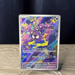 Pokemon TCG - Gastly 177/162 - Temporal Forces Illustration Rare NM - Image 1