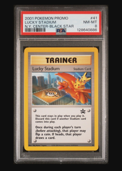 Pokemon Lucky Stadium 41/53 Promo Trainer Wotc Promo Regular PSA 8 2001 - Image 1