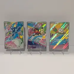 Pokemon TCG Holo Lot Popplio Litten Rowlet NM First Partner Promo 30th - Image 1