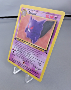 Gengar 20/62 Rare 1st Edition Fossil Series of Pokemon TCG from 1999 - Good cond - Image 3