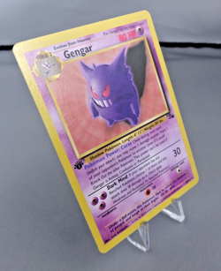 Gengar 20/62 Rare 1st Edition Fossil Series of Pokemon TCG from 1999 - Good cond - Image 4