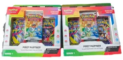 Pokemon First Partner Illustration Collection Series 1 Box Lot of 2 Promo SEALED - Image 1