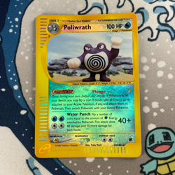 Poliwrath 24/165 Reverse Holo Rare Expedition Base Set Pokemon Card 2002 LP/MP - Image 1