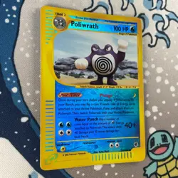 Poliwrath 24/165 Reverse Holo Rare Expedition Base Set Pokemon Card 2002 LP/MP - Image 3