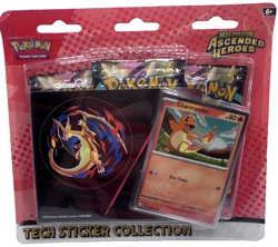 Pokemon TCG Ascended Heroes Tech Sticker Collection Charmander Charizard Sealed - Image 1