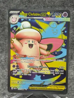 Pokemon Perfect Order Mega Clefable EX Full Art Ultra Rare 103/88 - Image 1