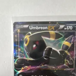 Pokemon Umbreon EX Ultra Rare Holo 55/124 170 HP Fates Collide English TCG - Image 3