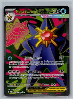 Mega Starmie ex 102/088 Ultra Rare Perfect Order Pokemon NM/M - Image 1