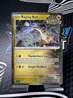 Raging Bolt 111/142 Stellar Crown Stamp BestBuy Cosmos Holo Promo Pokemon TCG NM - Image 1