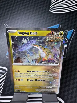 Raging Bolt 111/142 Stellar Crown Stamp BestBuy Cosmos Holo Promo Pokemon TCG NM - Image 2