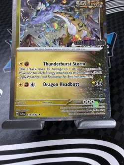 Raging Bolt 111/142 Stellar Crown Stamp BestBuy Cosmos Holo Promo Pokemon TCG NM - Image 3