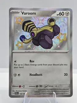 Varoom 192/091 Shiny Rare Paldean Fates Pokemon NM - Image 1