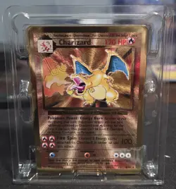 2021 Pokemon Celebrations Charizard Ultra-Premium Collection Gold Metal Promo #4 - Image 1