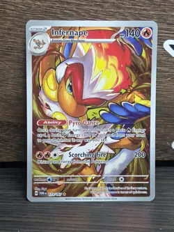 Infernape 173/167 Sv06: Twilight Masquerade Holo Pokemon TCG NM - Image 1