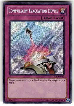 Compulsory Evacuation Device (LCYW-EN291) Unlimited Edition - Secret Rare - NM - Image 1