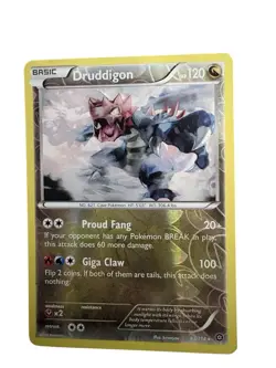 Druddigon - 83/114 XY: Steam Seige - Rare Reverse Holo - NM Pokemon Card - Image 1
