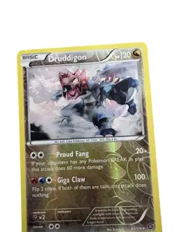 Druddigon - 83/114 XY: Steam Seige - Rare Reverse Holo - NM Pokemon Card - Image 2